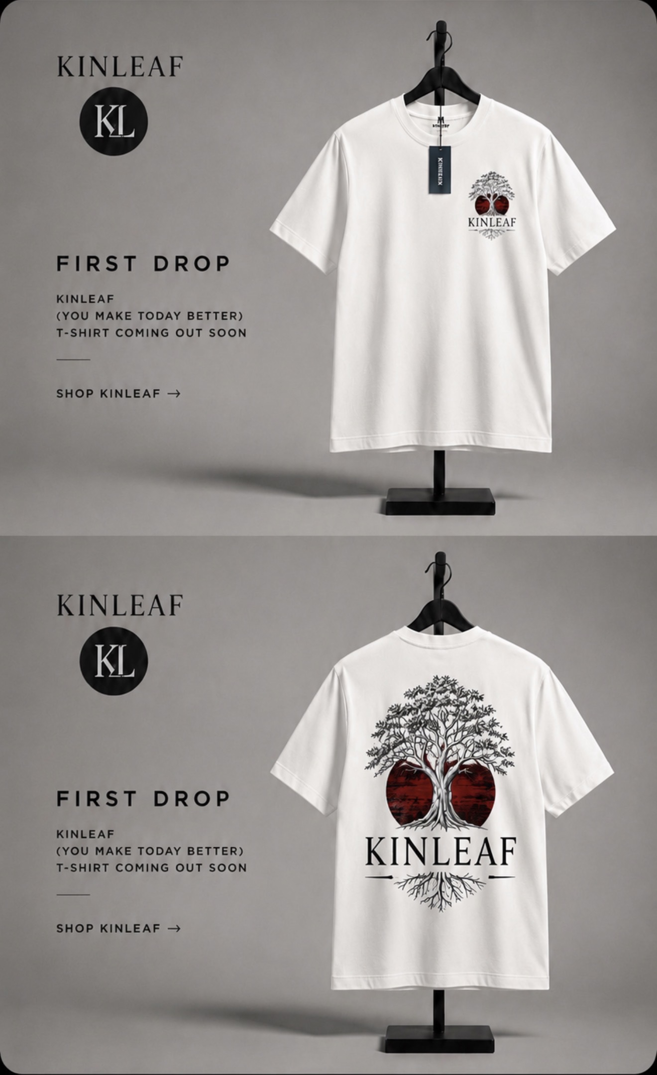 KINLEAF white tee